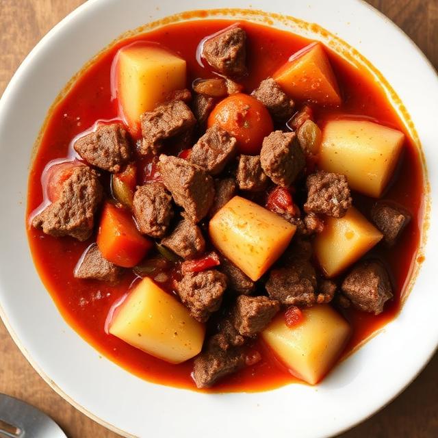 Carne Molida con Papas