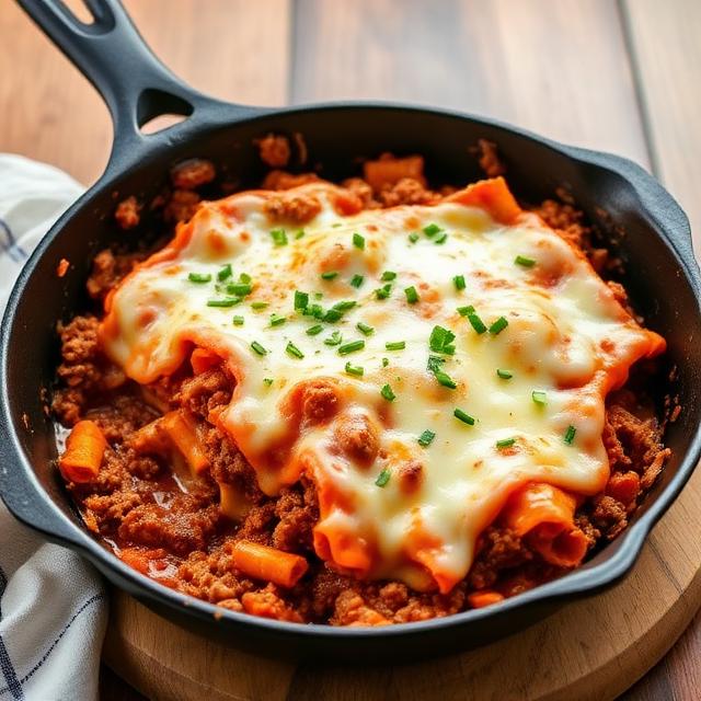 Lasaña a la Sartén